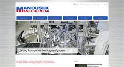 Desktop Screenshot of manousek.at